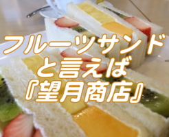 富士宮 望月商店のフルーツサンドがインスタで話題！値段・アクセス