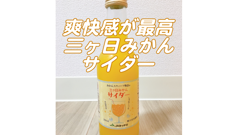 静岡県産の三ヶ日みかんサイダーを飲んでみた！他の特産品も紹介！アイキャッチ