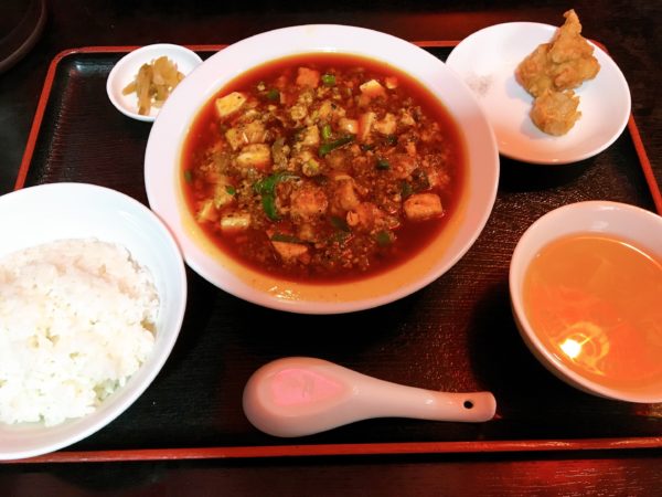 『中華料理つね川』交野市で辛～い四川麻婆豆腐を食べたい男性向け！　定食